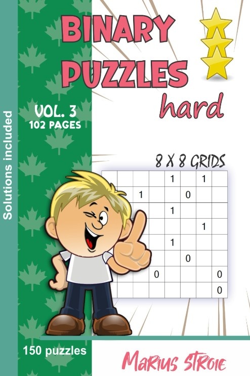Binary Puzzles - hard - vol 3