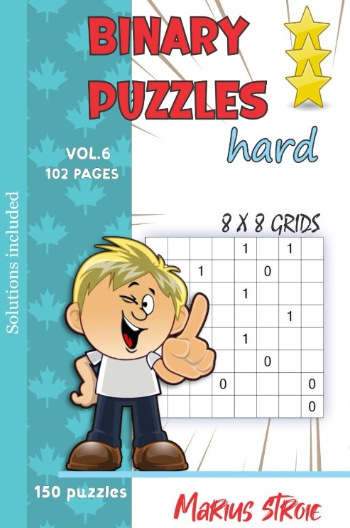 Binary Puzzles - hard - vol 6 