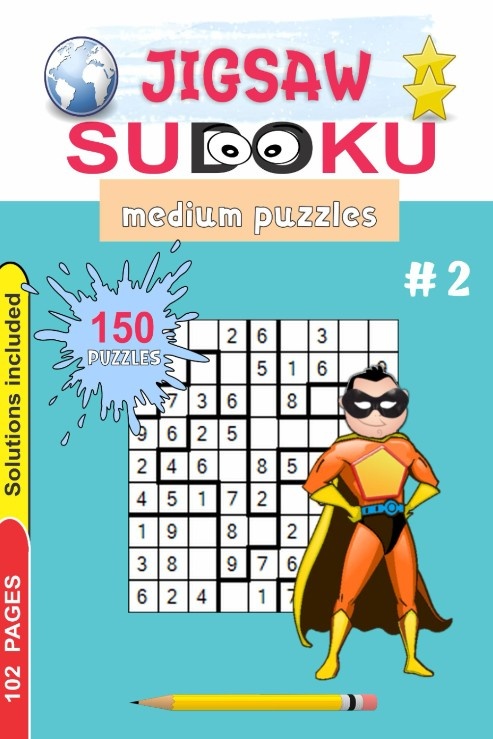 Jigsaw Sudoku - medium - vol. 2