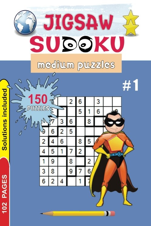Jigsaw Sudoku - medium - vol. 1 