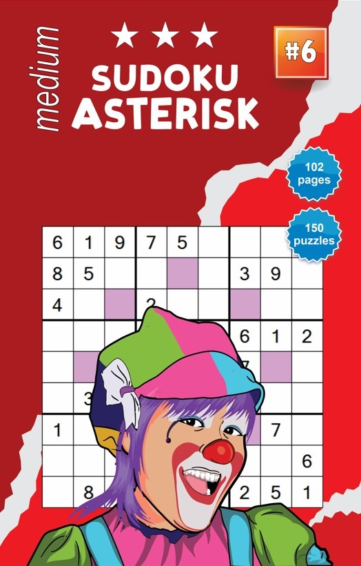 Sudoku Asterisk - medium - vol. 6