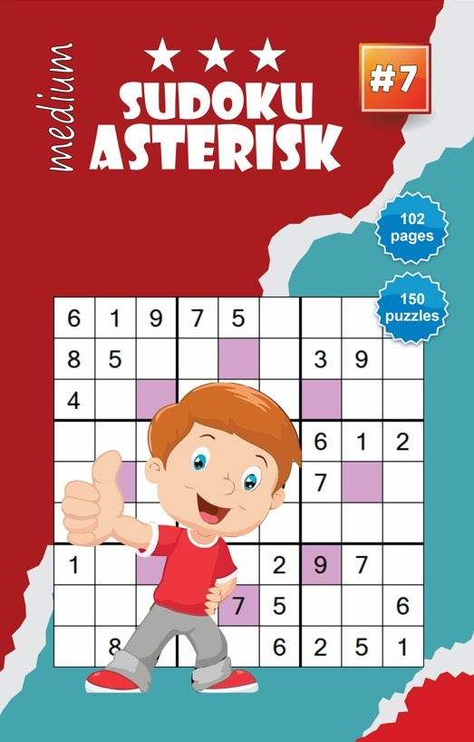 Sudoku Asterisk - medium - vol. 7