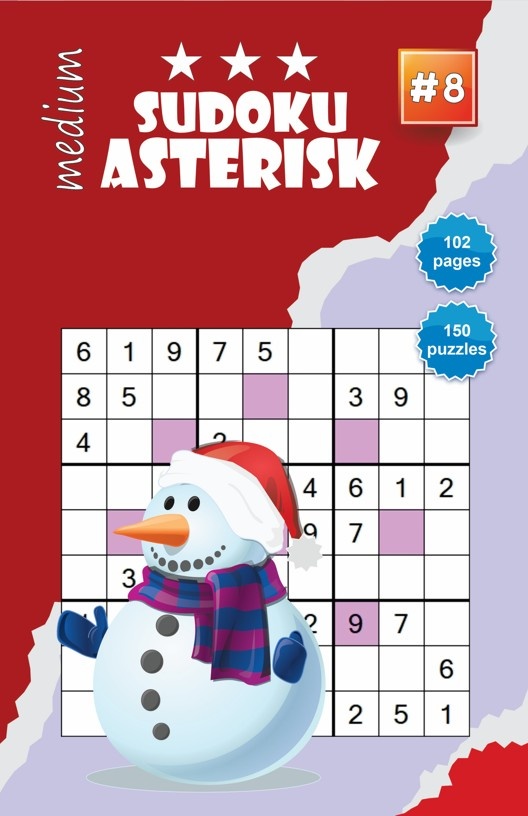 Sudoku Asterisk - medium - vol. 8