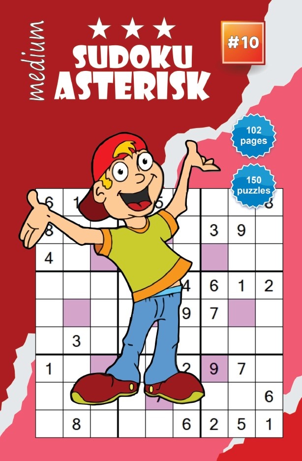 Sudoku Asterisk - medium - vol. 10