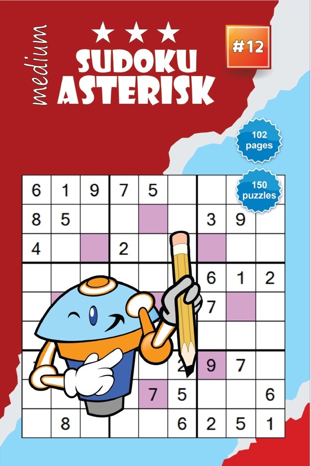 Sudoku Asterisk - medium - vol. 12